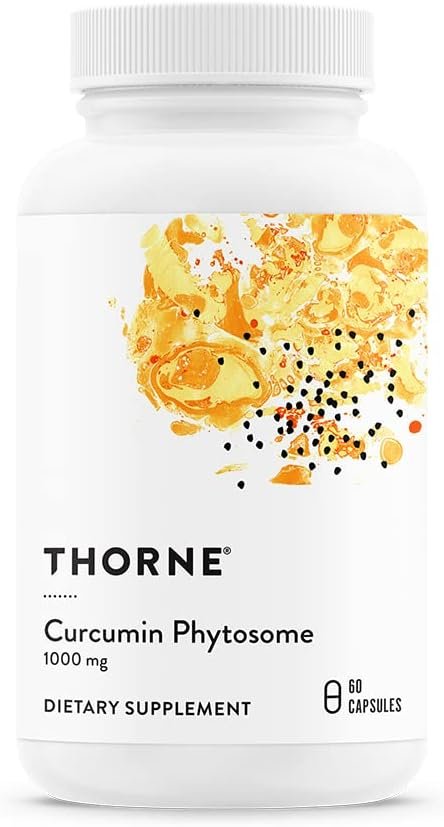 THORNE Curcumin Phytosome 1000 mg (Meriva) - Clinically Studied, High Absorption - Supports Health in Joints, Muscles, GI Tract, Liver, and Brain - 120 Capsules - 60 Servings